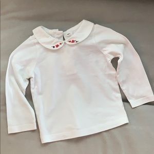 Janie & Jack shirt with embroidered collar